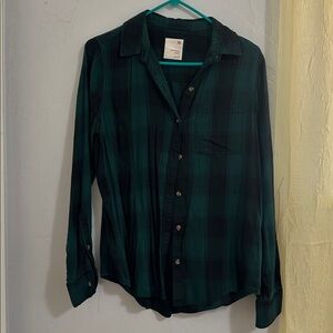 SO Forest Green Checkered Shirt